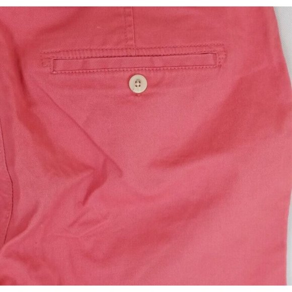 NWT Dockers Truly Slimming Soft Short Women's Salmon Pink Shorts With Belt 14 - Picture 4 of 9
